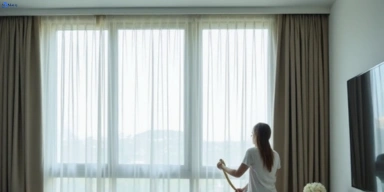 Delicate sheer drape cleaning essendon-vic Matty Curtain Cleaning