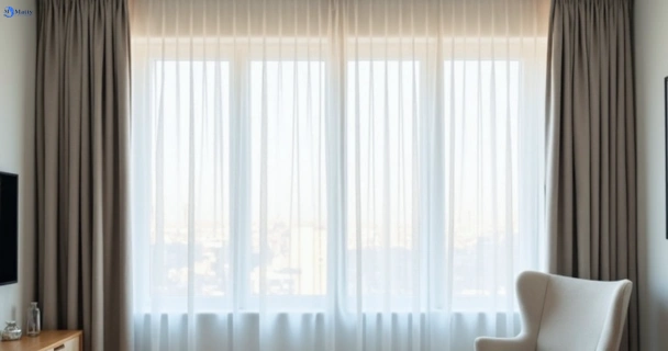 Freshly steam cleaned curtains in essendon-vic QLD